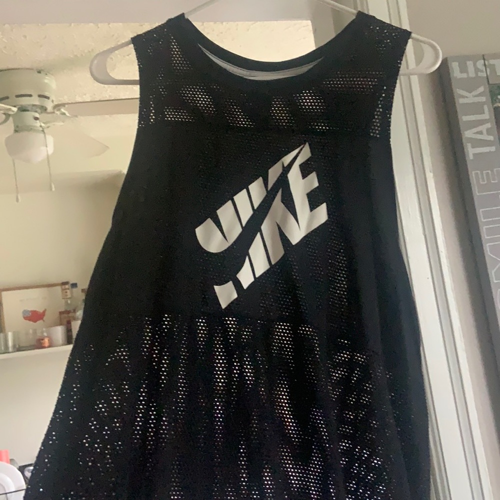 Mesh Nike black tank top